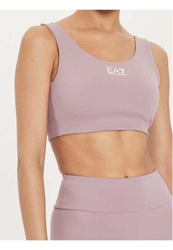 EA7 Emporio Armani Biustonosz sportowy 6DTH58 TJKLZ 1341 Różowy. Kolor: różowy. Materiał: syntetyk