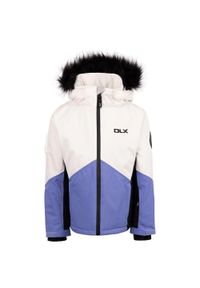 TRESPASS - Kurtka Narciarska Shelbie DLX Dla Dziewcząt. Kolor: szary, niebieski, wielokolorowy. Sezon: zima. Sport: narciarstwo #1
