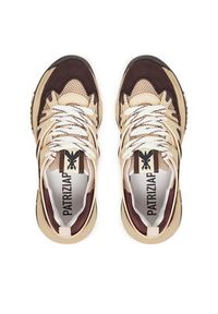 Patrizia Pepe Sneakersy 8Z0043/V005-J4Q9 Beżowy. Kolor: beżowy. Materiał: zamsz, skóra #4