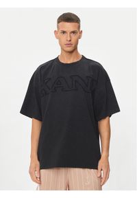 Karl Kani T-Shirt Retro Washed Distressed 6060324 Czarny Boxy Fit. Kolor: czarny. Materiał: bawełna. Styl: retro