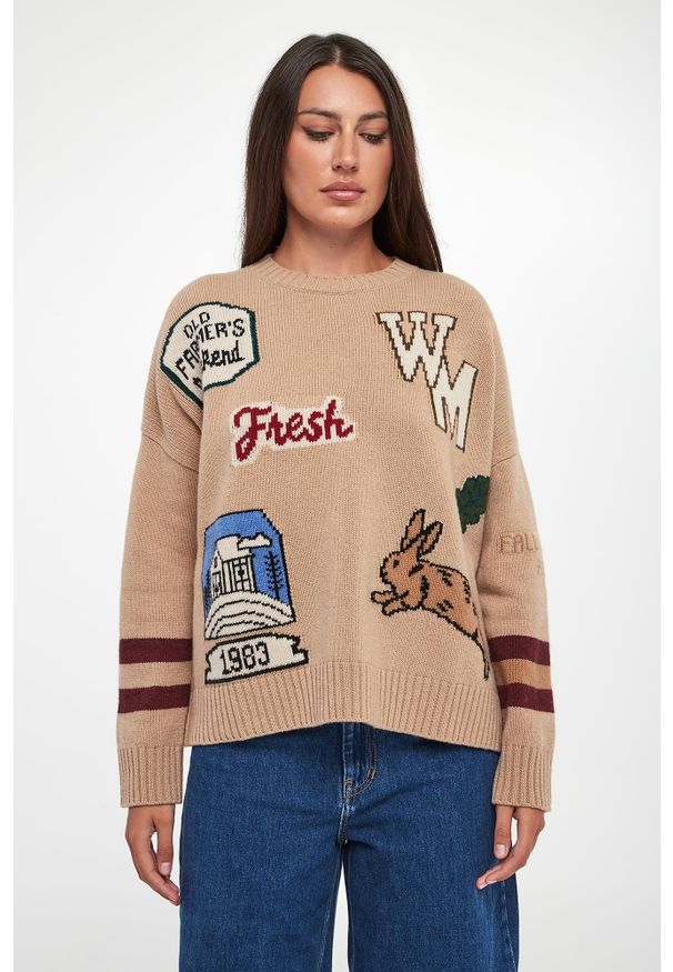 Weekend Max Mara - Sweter damski z wełny dziewiczej Pavidi WEEKEND MAX MARA. Materiał: wełna