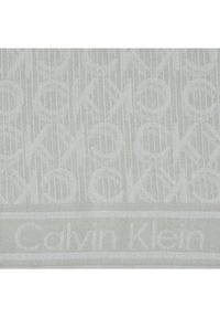 Calvin Klein Chusta Monogram Jacquard K60K608779 Szary. Kolor: szary. Materiał: materiał