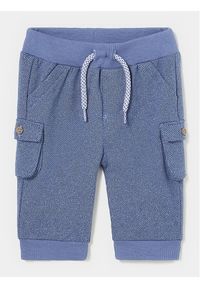 Mayoral Spodnie dresowe 2.518 Niebieski Regular Fit. Kolor: niebieski. Materiał: bawełna