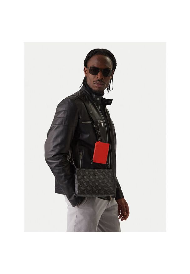 Saszetka Guess. Kolor: czarny