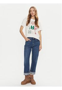 only - ONLY T-Shirt Rosie 15332339 Biały Regular Fit. Kolor: biały. Materiał: bawełna #8