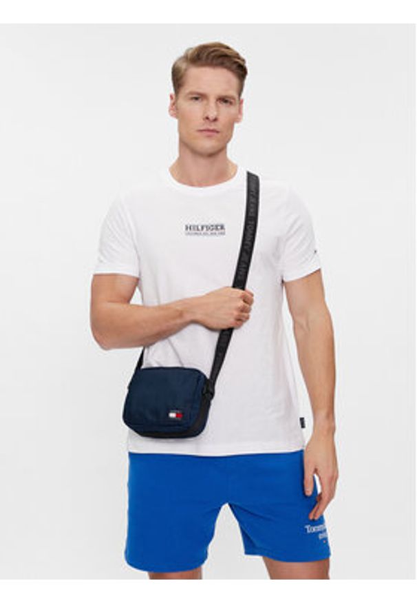 Tommy Jeans Saszetka Tjw Essential Daily Crossover AW0AW15818 Granatowy. Kolor: niebieski. Materiał: materiał