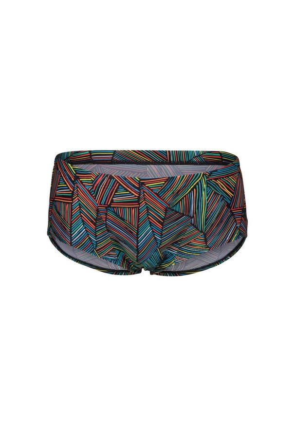 Kąpielówki z niskim stanem Arena Overview. Stan: obniżony. Kolor: wielokolorowy