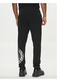 Just Cavalli Spodnie dresowe 76OAAG24 Czarny Regular Fit. Kolor: czarny. Materiał: bawełna