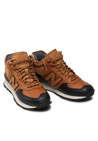 New Balance Sneakersy MH574XB1 Brązowy. Kolor: brązowy. Materiał: skóra. Model: New Balance 574 #5