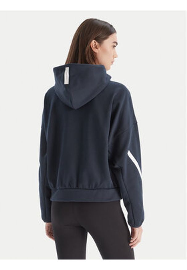 Adidas - adidas Bluza Z.N.E. JW5320 Granatowy Loose Fit. Kolor: niebieski. Materiał: bawełna