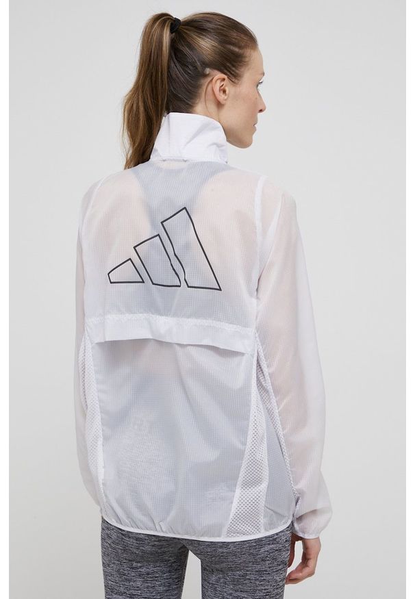 adidas Performance kurtka treningowa HC7973 kolor szary przejściowa. Okazja: na co dzień. Kolor: szary. Styl: casual