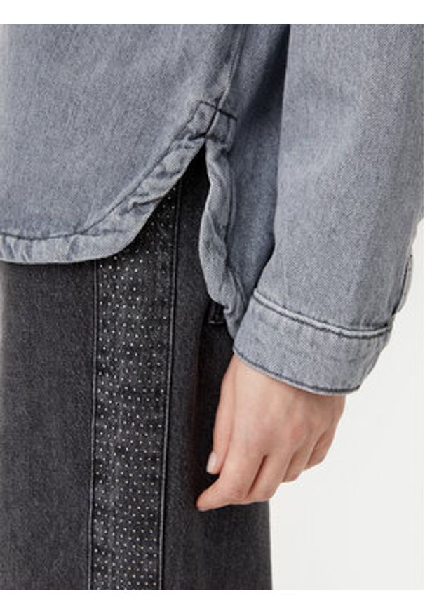 only - ONLY Kurtka jeansowa Emmie 15336153 Szary Regular Fit. Kolor: szary. Materiał: bawełna