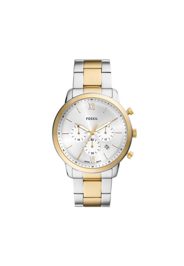 Fossil Zegarek Neutra Chronograph FS6112 Srebrny. Kolor: srebrny