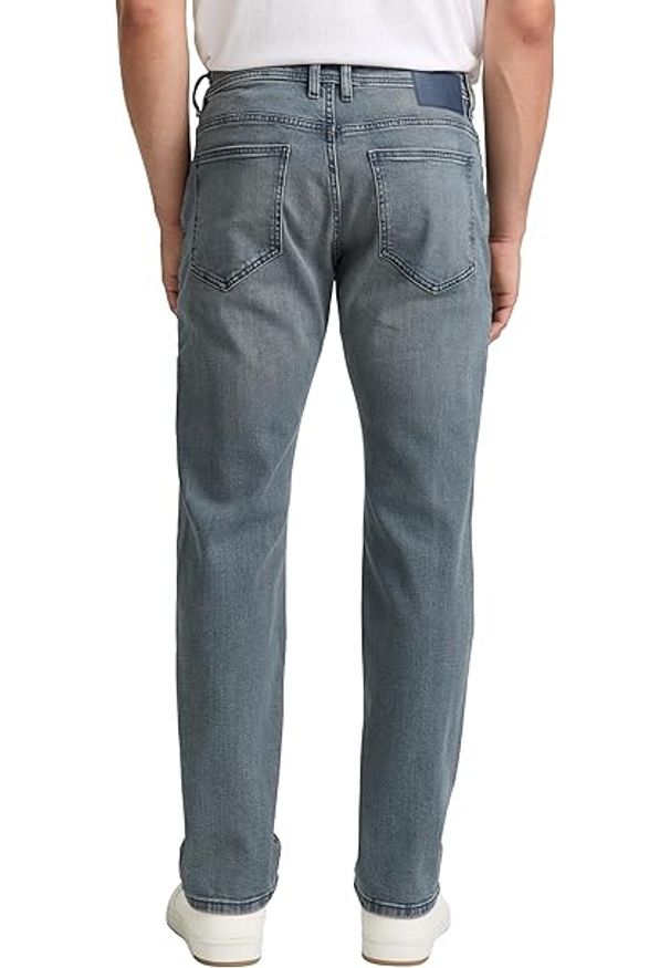 Męskie Spodnie Jeansowe Tom Tailor TTMARVIN STRAIGHT mid stone blue grey denim 1048364 10162