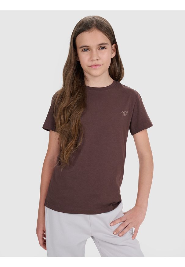 4f - 4F T-shirt regular gładki (2-pack) dziecięcy - multikolor 146/152 (10-12 lat). Okazja: na co dzień. Kolor: wielokolorowy. Materiał: bawełna, materiał, jersey. Długość rękawa: krótki rękaw. Długość: krótkie. Wzór: gładki. Sezon: lato. Styl: klasyczny, młodzieżowy, sportowy, casual