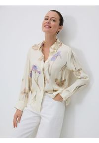 Reserved - Wiskozowa koszula w kwiaty - wielobarwny. Materiał: wiskoza. Wzór: kwiaty