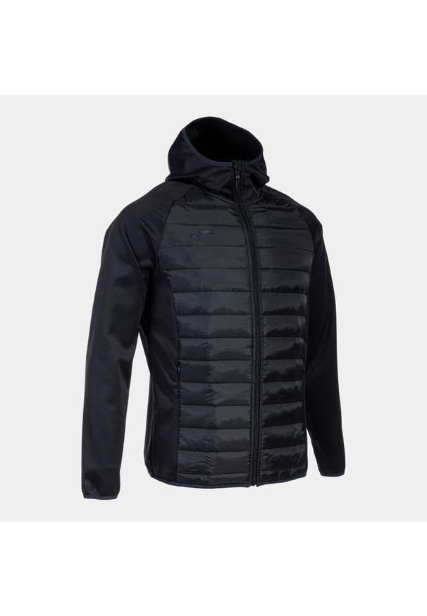 Joma - Bluza dresowa sportowa męska Berna III Softshell Hoodie. Kolor: czarny. Materiał: poliester. Sport: piłka nożna