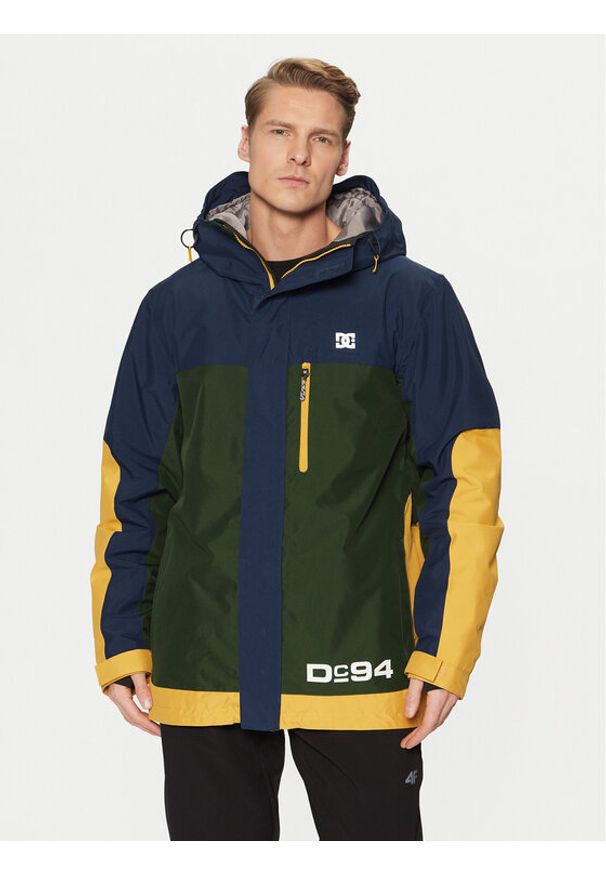 DC Shoes Kurtka snowboardowa Defiant ADYTJ03084 Granatowy Standard Fit. Kolor: niebieski. Materiał: syntetyk. Sport: snowboard
