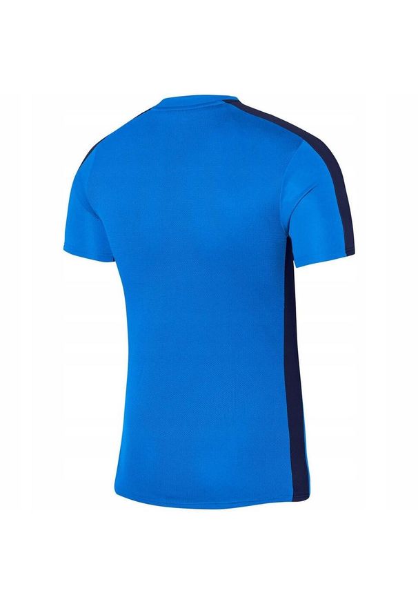 Nike - Męska Koszulka Academy DriFIT. Kolor: niebieski. Sport: turystyka piesza