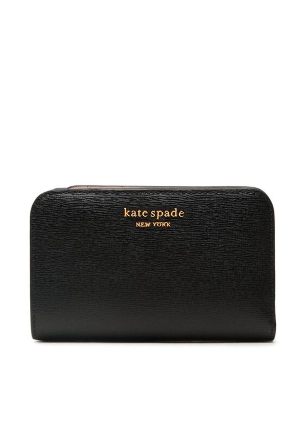 Kate Spade Duży Portfel Damski K8927 Czarny. Kolor: czarny. Materiał: skóra