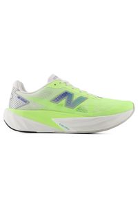 Buty męskie New Balance FuelCell Rebel v5 MFCX6KQ – zielone. Kolor: zielony. Materiał: guma, syntetyk, materiał. Szerokość cholewki: normalna. Wzór: geometria. Sport: fitness, bieganie #1