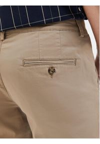 Selected Homme Chinosy New 16087663 Beżowy Slim Fit. Kolor: beżowy. Materiał: bawełna #3