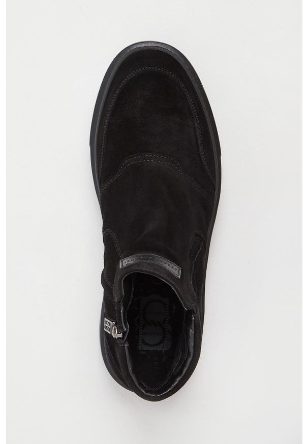 Sneakersy męskie zamszowe CESARE CASADEI. Materiał: zamsz