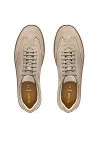 Geox Sneakersy U Regio U45CHC 00022 C5004 Beżowy. Kolor: beżowy. Materiał: zamsz, skóra