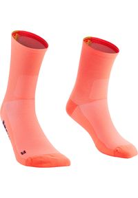 MAVIC - Skarpety średnie Mavic Essential. Kolor: wielokolorowy, różowy, pomarańczowy. Sport: kolarstwo #1