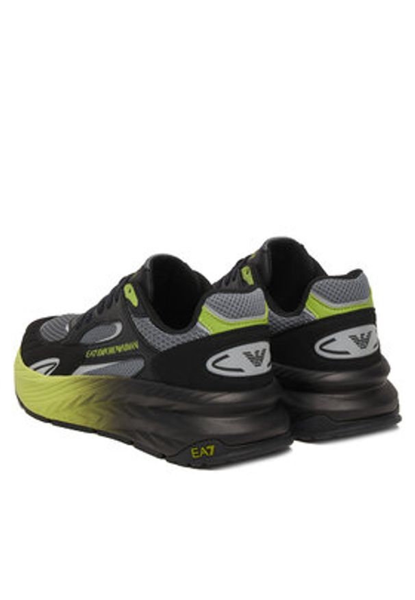EA7 Emporio Armani Sneakersy 7X000342 AF18617 MZ590 Czarny. Kolor: czarny. Materiał: materiał