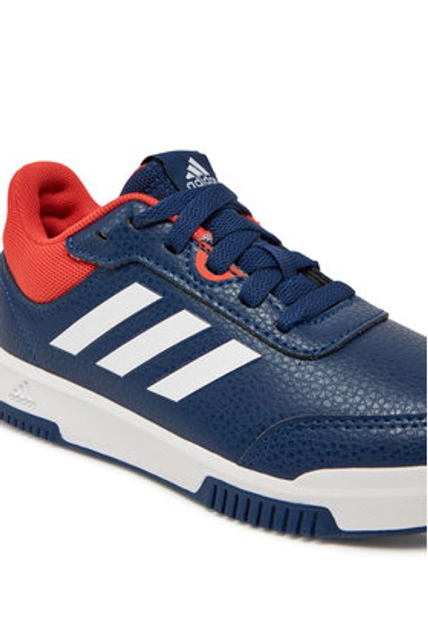 Adidas - adidas Sneakersy Tensaur Sport Training Lace JH9544 Granatowy. Kolor: niebieski. Materiał: skóra