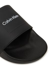 Calvin Klein Klapki Pool Slide W/ Ck Square HM0HM01754 Czarny. Kolor: czarny. Materiał: skóra #6