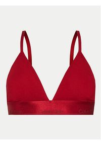 Calvin Klein Underwear Biustonosz braletka Lightly Lined Triangle 000QF7994E Bordowy. Kolor: czerwony. Materiał: syntetyk, bawełna #3