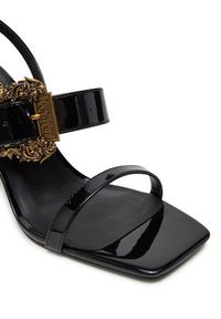 Versace Jeans Couture Sandały 78VA3S71 Czarny. Kolor: czarny. Materiał: skóra #6