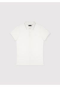 Pako Lorente - PAKO LORENTE – T-shirt polo w kolorze białym. Okazja: na co dzień. Typ kołnierza: polo. Kolor: różowy, biały, brązowy, szary. Materiał: bawełna. Styl: casual
