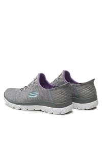skechers - Skechers Sneakersy Dazzling Haze 149937/GYMT Szary. Kolor: szary. Materiał: materiał #2