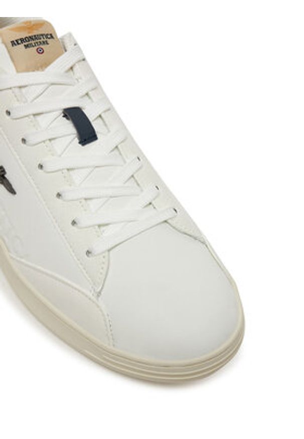 Aeronautica Militare Sneakersy 251SC306CT3385 Biały. Kolor: biały. Materiał: skóra