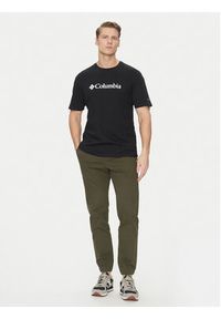 columbia - Columbia T-Shirt CSC Basic Logo EM2180 Czarny Regular Fit. Kolor: czarny. Materiał: bawełna #6