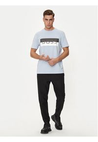 BOSS - Boss T-Shirt Tee 9 50512998 Niebieski Regular Fit. Kolor: niebieski. Materiał: bawełna #5