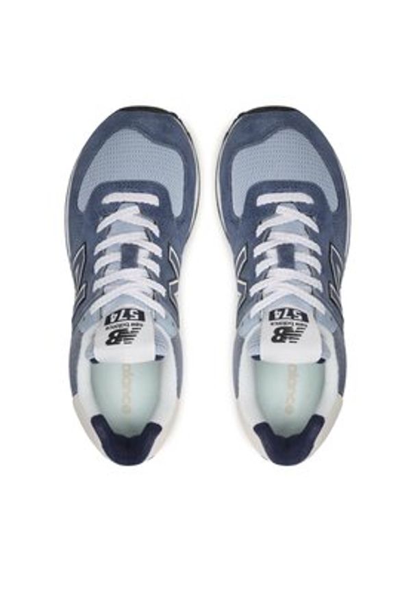 New Balance Sneakersy U574N2 Niebieski. Kolor: niebieski. Materiał: zamsz, skóra. Model: New Balance 574