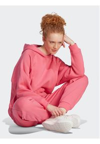 Adidas - adidas Bluza ALL SZN Fleece IM0321 Różowy Loose Fit. Kolor: różowy. Materiał: bawełna #3