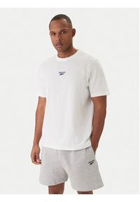 Reebok Komplet t-shirt i spodenki Baz RK25609CCM Szary Regular Fit. Kolor: szary. Materiał: bawełna #6