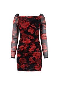 Guess Sukienka codzienna 180179 Czerwony Classic Fit. Okazja: na co dzień. Kolor: czerwony. Typ sukienki: proste. Styl: casual #3