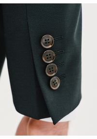 Pako Lorente - PAKO LORENTE – Wełniana marynarka garniturowa w kolorze zielonym. Okazja: na spotkanie biznesowe. Kolor: zielony. Materiał: wełna. Wzór: gładki. Styl: biznesowy #4