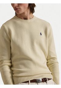 Polo Ralph Lauren Sweter 710810846035 Écru Regular Fit. Typ kołnierza: polo. Materiał: bawełna #4