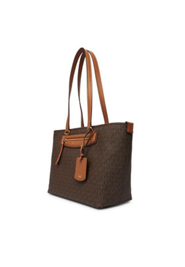 MICHAEL Michael Kors Torebka Jet Set 30S6GTVT2B Brązowy. Kolor: brązowy. Materiał: skórzane
