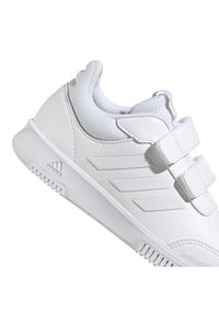 Adidas - Buty adidas Tensaur Sport 2.0 C GW1987 białe. Okazja: na co dzień, na spacer. Zapięcie: rzepy. Kolor: biały. Materiał: guma, syntetyk, materiał, skóra. Szerokość cholewki: normalna. Sport: turystyka piesza #7