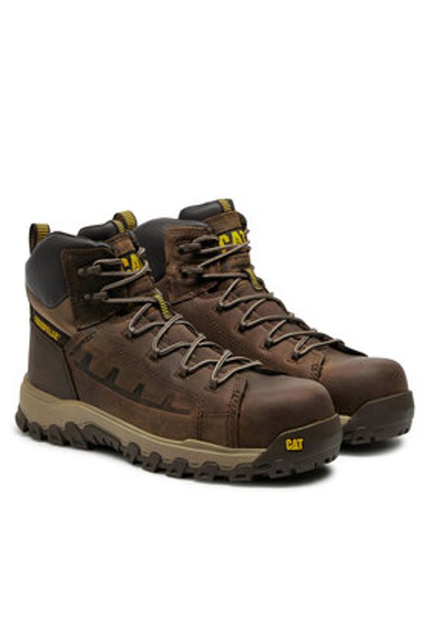 CATerpillar Trapery Threshold Rebound Wp Nm Ct S7L Hro Fo Sr P726048 Brązowy. Kolor: brązowy. Materiał: skóra