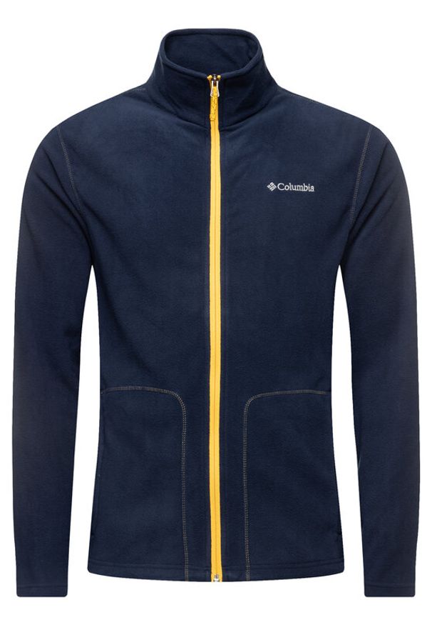 columbia - Columbia Polar Fast Trek Light Full Zip 1772751 Granatowy Regular Fit. Kolor: niebieski. Materiał: syntetyk