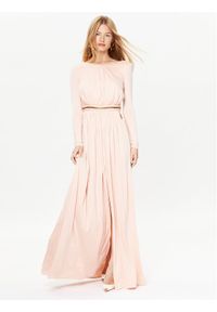 Elisabetta Franchi Sukienka wieczorowa AB-456-32E2-V780 Różowy Slim Fit. Kolor: różowy. Styl: wizytowy